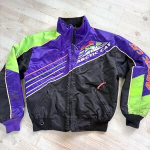 Vintage‎ Arctic Cat Top Cat Bomber Snowmobile Jacket | Size Medium